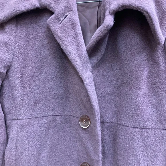 Bern and Mort size 10 dusty rose alpaca/wool coat - Picture 6 of 6
